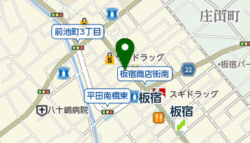 ザ・ダイソー 板宿商店街店の地図画像