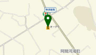 ザ・ダイソー オークワ岸和田八田店の地図画像