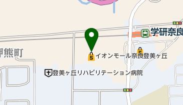 ザ・ダイソー プラスハート・イオンモール奈良登美ケ丘店の地図画像