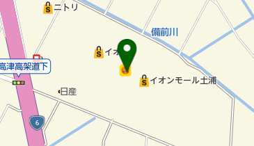 ザ・ダイソー プラスハート・イオンモール土浦店の地図画像
