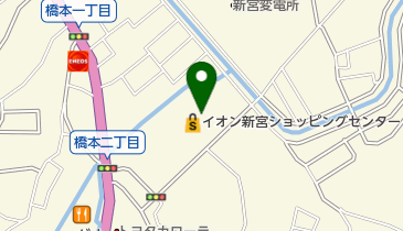 ザ・ダイソー プラスハート・イオン新宮店の地図画像