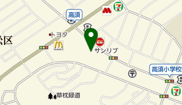 ザ・ダイソー サンリブ高須店の地図画像
