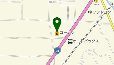 ザ・ダイソー ホームセンターコーナン木津店の地図画像