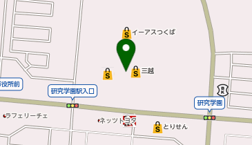 ザ・ダイソー Natural Coordinate イーアスつくば店の地図画像