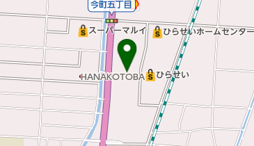 ザ・ダイソー 生活雑貨館ひらせい見附店の地図画像