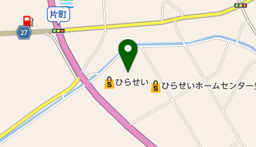 ザ・ダイソー ひらせい安田店の地図画像