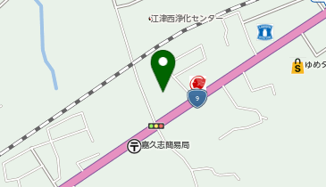 ザ・ダイソー キヌヤ江津店の地図画像