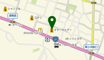 ザ・ダイソー 東小浜店の地図画像