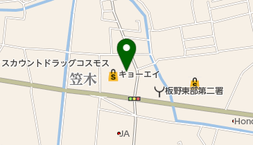 ザ・ダイソー キョーエイ笠木店の地図画像