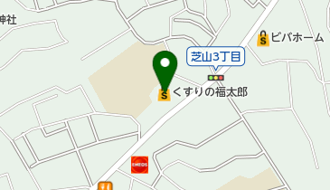 ザ・ダイソー くすりの福太郎芝山店の地図画像