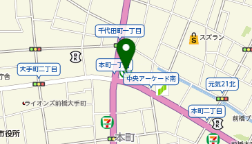 りそな銀行 前橋支店の地図画像