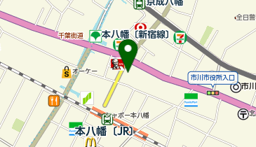 りそな銀行 市川支店の地図画像