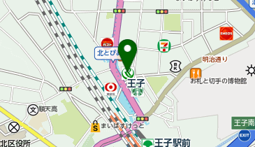 りそな銀行 王子支店の地図画像