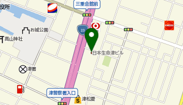 りそな銀行 津支店の地図画像