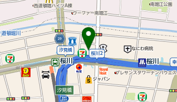 りそな銀行 桜川支店の地図画像