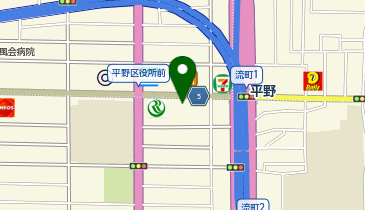りそな銀行 平野支店の地図画像