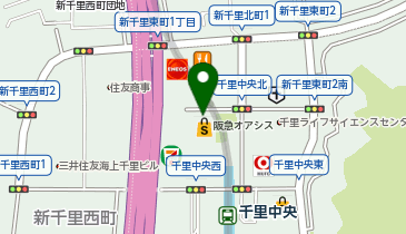 りそな銀行 千里中央支店の地図画像