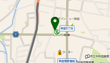 りそな銀行 箕面支店の地図画像