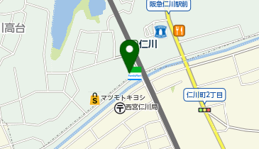 りそな銀行 仁川出張所(母店:西宮北口支店)の地図画像
