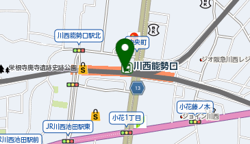 りそな銀行 川西北支店の地図画像