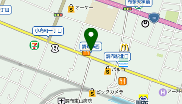 りそな銀行 調布支店の地図画像