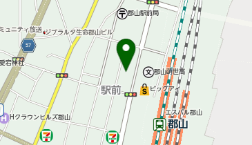 【ATM非設置】りそな銀行 郡山出張所(母店:仙台支店)≪りそなローンプラザ郡山≫の地図画像