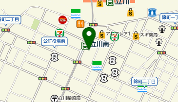 りそな銀行 立川ローンプラザの地図画像