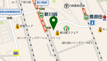 りそな銀行 新川崎支店の地図画像