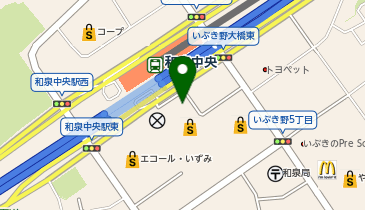 セブンデイズプラザ和泉中央 by和泉中央支店の地図画像