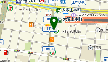 セブンデイズプラザ上六 by上六支店の地図画像