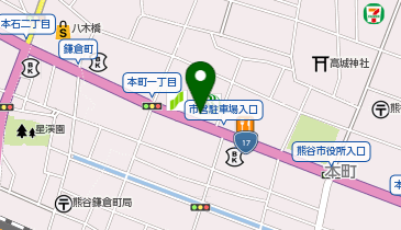 埼玉りそな銀行 熊谷支店の地図画像