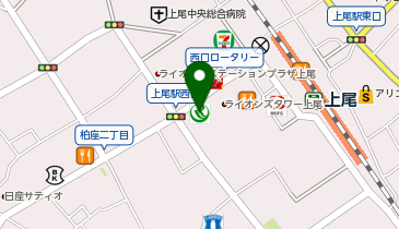 埼玉りそな銀行 上尾西口支店の地図画像