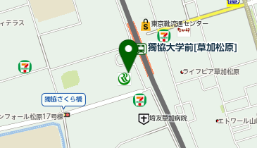 埼玉りそな銀行 松原支店の地図画像