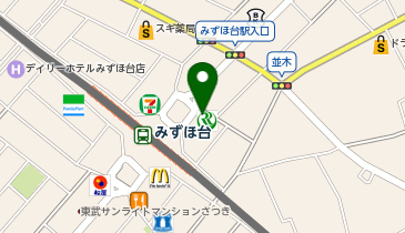 埼玉りそな銀行 みずほ台支店の地図画像