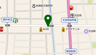 埼玉りそな銀行 おおたビジネスオフィス(熊谷支店 太田出張所)の地図画像
