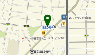 関西みらい銀行 住吉中央支店の地図画像