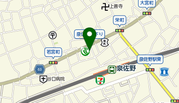 関西みらい銀行 佐野支店の地図画像