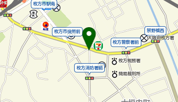 関西みらい銀行 枚方住宅ローンセンターの地図画像