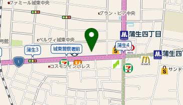 関西みらい銀行 城東支店の地図画像