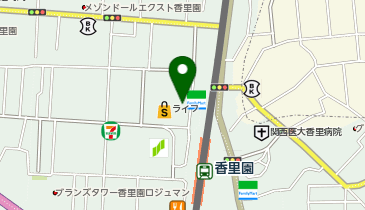関西みらい銀行 香里支店の地図画像