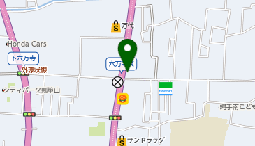 関西みらい銀行 枚岡支店の地図画像