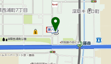 関西みらい銀行 藤森支店の地図画像