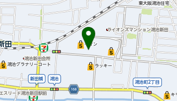 関西みらい銀行 鴻池新田支店の地図画像