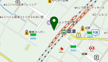 関西みらい銀行 草津西支店の地図画像