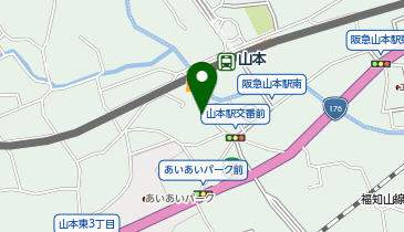 関西みらい銀行 山本駅前プラザの地図画像