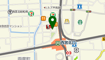 関西みらい銀行 西宮支店の地図画像