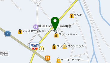 関西みらい銀行 平和堂甲南プラザの地図画像