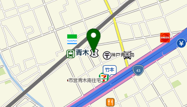 みなと銀行 青木支店の地図画像