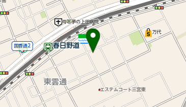 みなと銀行 春日野支店の地図画像