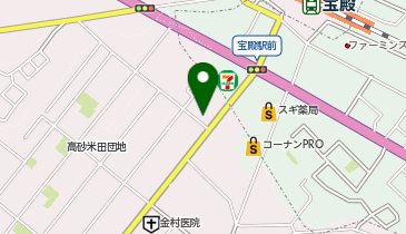 みなと銀行 宝殿支店の地図画像